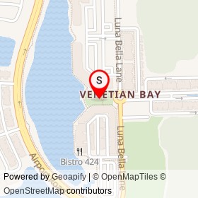 Venetian Bay on , New Smyrna Beach Florida - location map