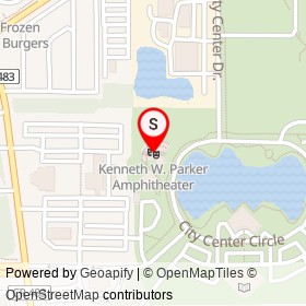 Kenneth W. Parker Amphitheater on City Center Circle,  Florida - location map