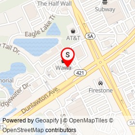Wawa on Dunlawton Avenue,  Florida - location map