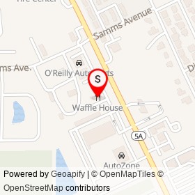 Waffle House on South Nova Road,  Florida - location map