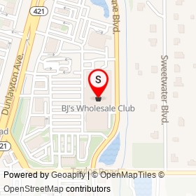 BJ's Wholesale Club on Yorktowne Boulevard,  Florida - location map