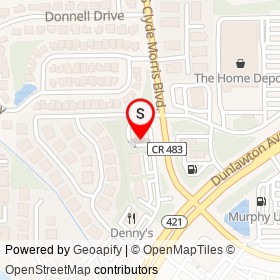 SunTrust on South Clyde Morris Boulevard,  Florida - location map