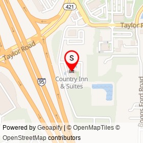Country Inn & Suites on Journey's End Way,  Florida - location map