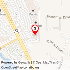 Salsa Mexican Resturant on Dunlawton Square,  Florida - location map