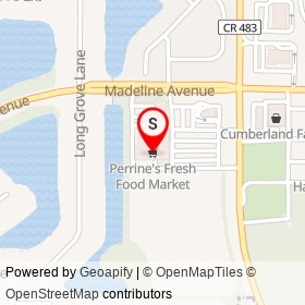 Perrine's Fresh Food Market on South Clyde Morris Boulevard,  Florida - location map