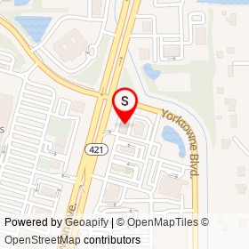 Wawa on Yorktowne Boulevard,  Florida - location map