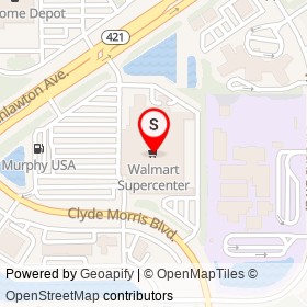 Walmart Supercenter on Dunlawton Avenue,  Florida - location map
