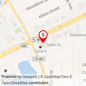 Second Blessings Resale Boutique on Beville Road, Daytona Beach Florida - location map