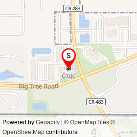 Citgo on Big Tree Road, Daytona Beach Florida - location map