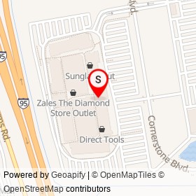 Banana Republic Factory Store on Cornerstone Boulevard, Daytona Beach Florida - location map