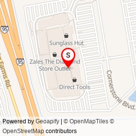 Papaya Clothing on Cornerstone Boulevard, Daytona Beach Florida - location map