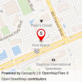 First Watch on International Speedway Boulevard, Daytona Beach Florida - location map