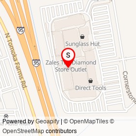 Express Factory Outlet on Cornerstone Boulevard, Daytona Beach Florida - location map