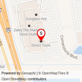 Direct Tools on Cornerstone Boulevard, Daytona Beach Florida - location map