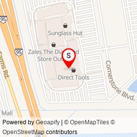 Adidas on Cornerstone Boulevard, Daytona Beach Florida - location map