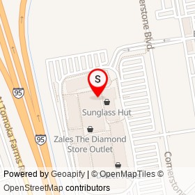 The Rock Shop on Cornerstone Boulevard, Daytona Beach Florida - location map