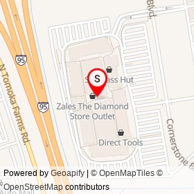 CBD on Cornerstone Boulevard, Daytona Beach Florida - location map