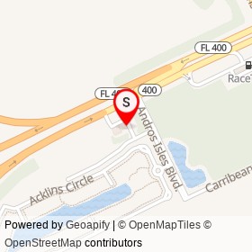 Circle K on Driggs Hill Drive, Daytona Beach Florida - location map