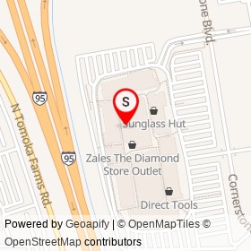 HANESbrands on Cornerstone Boulevard, Daytona Beach Florida - location map