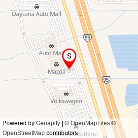 Mazda on North Tomoka Farms Road, Daytona Beach Florida - location map