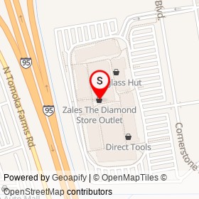 Zales The Diamond Store Outlet on Cornerstone Boulevard, Daytona Beach Florida - location map