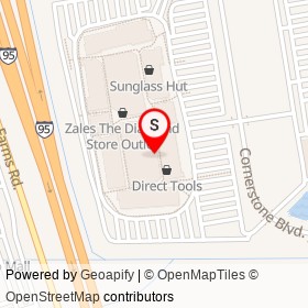Haggar on Cornerstone Boulevard, Daytona Beach Florida - location map