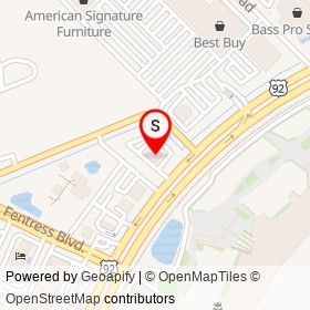 Bob Evans on International Speedway Boulevard, Daytona Beach Florida - location map