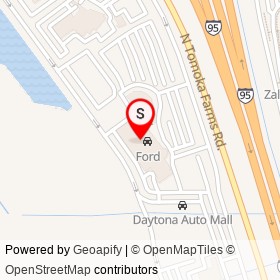No Name Provided on North Tomoka Farms Road, Daytona Beach Florida - location map