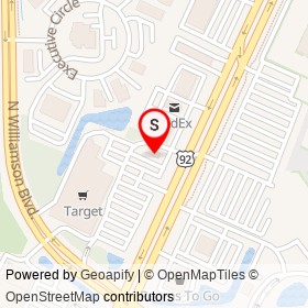 Panda Express on International Speedway Boulevard, Daytona Beach Florida - location map