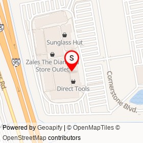 Van Heusen on Cornerstone Boulevard, Daytona Beach Florida - location map