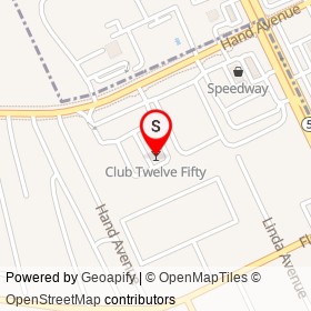 Club Twelve Fifty on Hand Avenue, Ormond Beach Florida - location map