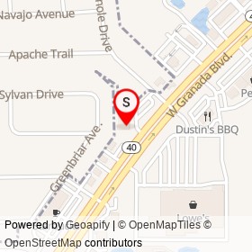 Biggby on West Granada Boulevard, Ormond Beach Florida - location map
