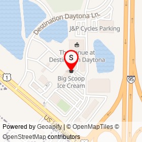 Big Scoop Ice Cream on US Highway 1,  Florida - location map