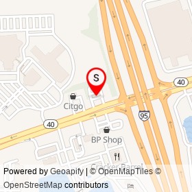 Texaco on West Granada Boulevard, Ormond Beach Florida - location map