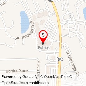 Publix on Nova Road, Ormond Beach Florida - location map
