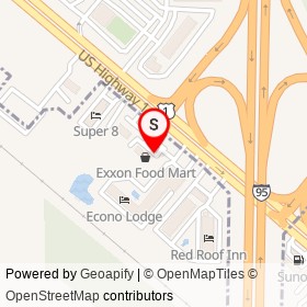 Exxon on US Highway 1,  Florida - location map