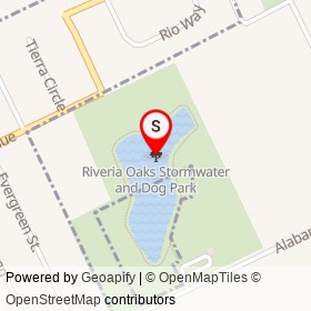 Riveria Oaks Stormwater and Dog Park on ,  Florida - location map
