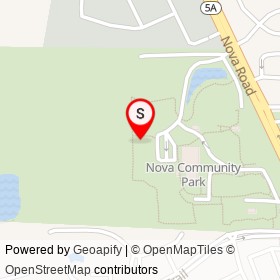Nova Community Park on , Ormond Beach Florida - location map