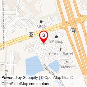 McDonald's on Interchange Boulevard, Ormond Beach Florida - location map