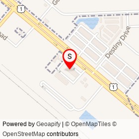 Ormond Massage and Wellness Center on US Highway 1, Ormond Beach Florida - location map