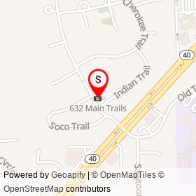 632 Main Trails on Soco Trail, Ormond Beach Florida - location map