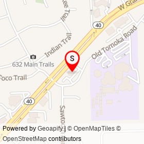PNC Bank on West Granada Boulevard, Ormond Beach Florida - location map