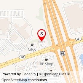 Texaco on West Granada Boulevard, Ormond Beach Florida - location map