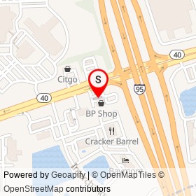 BP on West Granada Boulevard, Ormond Beach Florida - location map