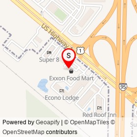 Burger King on US Highway 1,  Florida - location map
