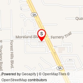 DB Pickles on Moreland Boulevard, Ormond Beach Florida - location map