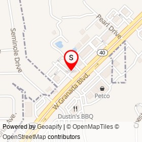 Zaxby's on West Granada Boulevard, Ormond Beach Florida - location map