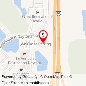 J&P Cycles Destination Daytona Superstore on Destination Daytona Lane,  Florida - location map