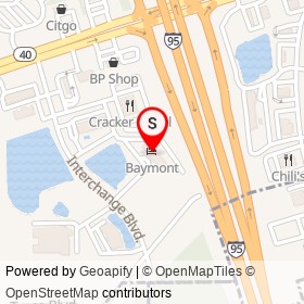 Baymont on Interchange Boulevard, Ormond Beach Florida - location map