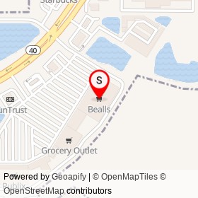 Bealls on West Granada Boulevard, Ormond Beach Florida - location map